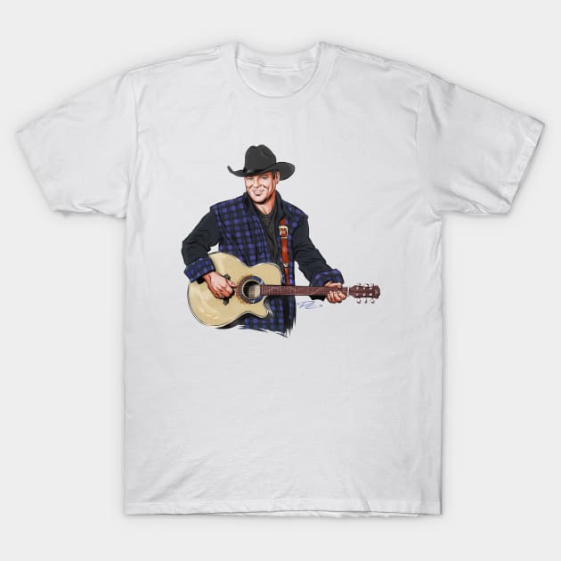 John Michael Montgomery - An illustration by Paul Cemmick T-Shirt by PLAYDIGITAL2020